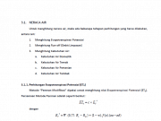 Perhitungan Neraca Air