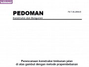 Perencanaan konstruksi timbunan jalan di atas gambut dengan metode prapembebanan