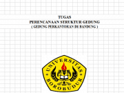 Perencanaan Struktur Gedung Perkantoran Di Bandung Lengkap