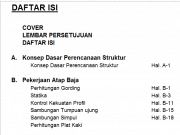 PPBBI Hitung Gedung Baja (Pembangunan Sekolah Terpadu SMPN-01 SANGATTA)