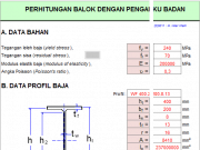 Steel-Beam (Perhitungan Balok Dengan Pengaku Badan)