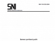 SNI 0129-2004 Semen portland putih