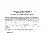 Perencanaan Elemen Struktur Baja Berdasarkan SNI 1729:2015