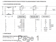 Perhitungan Kapasitas Balok Persegi Tulangan Rangkap Tanpa Perkuatan