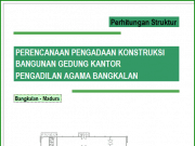 Hitung Struktur Baja Beton 2 (Perhitungan Struktur Pengadilan Agama Bangkalan)