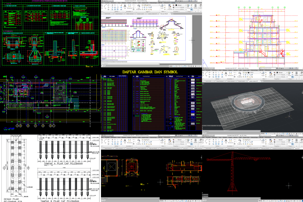  Download Gambar Jembatan Autocad Downloadjpg