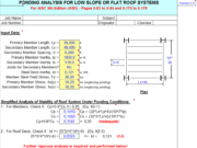 Ponding Analysis For Low Slope Or Flat Roof Systems