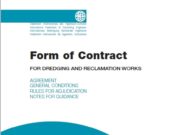 FIDIC Blue Book: Contract for Dredging and Reclamation Works
