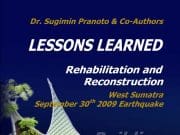 Lesson Learned Rehabilitasi dan Rekonstruksi Sumatera Barat