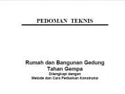Pedoman Teknis Rumah dan Bangunan Gedung Tahan Gempa