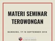 Materi Seminar Terowongan