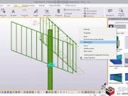 How to Create an Outdoor Advertising V-Shaped Billboard structure in Tekla Structures 2018