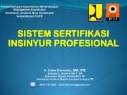 SISTEM SERTIFIKASI INSINYUR PROFESIONAL