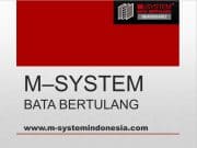 M-SYSTEM BATA BERTULANG