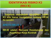 IDENTIFIKASI RISIKO K3 (RK3K)