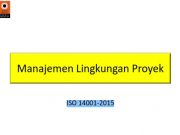 Manajemen Lingkungan Proyek ISO 14001-2015