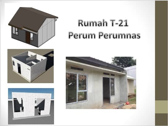 RUMAH T-21 PERUM PERUMNAS  Sipilpedia