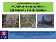 PANDUAN MANUAL APLIKASI PROGRAM PENGEMBANGAN KEPROFESIAN BERKELANJUTAN