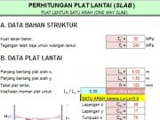 CARA PERHITUNGAN KOLOM, BALOK DAN PLAT