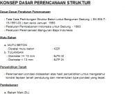 PERHITUNGAN STRUKTUR GEDUNG TINGKAT TINGGI