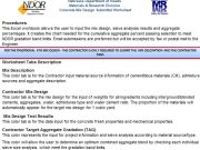 MIX DESIGN SUB MITTAL WORK SHEET