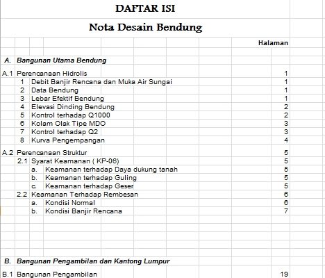 Desain Hidrolis Bendung (2)