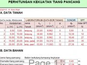 DESAIN PONDASI TIANG PANCANG