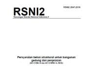 RSNI2 2847-201x Persyaratan beton struktural untuk bangunan gedung dan penjelasan