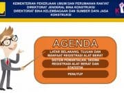 LATAR BELAKANG, TUJUAN DAN MANFAAT REGISTRASI ALAT BERAT