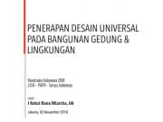 PENERAPAN DESAIN UNIVERSAL PADA BANGUNAN GEDUNG & LINGKUNGAN