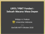 LRFD/PBKT FONDASI : SEBUAH WACANA MASA DEPAN