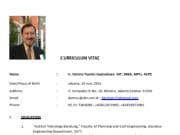 CV Ir. Darma Tyanto Saptodewo MT, MBA, MPU, ACPE
