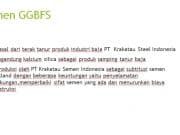 Semen Ground Granulated Blast Furnace Slag (semen GGBFS)