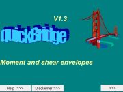 Moment and shear envelopes