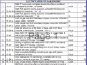 ELECTRIFICATION FOR MAIN BUILDING