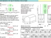Vertical Load Capacity for 1 1/2″ type “B” Roof Deck / Verco or Equal