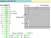 Tilt-up Panel Design based on ACI 318 – 02