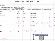 Design of One Way Slab