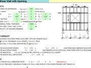 Wood Shear Wall with Opening
