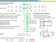 Seismic Design for Special Moment Resisting Frames Based on CBC 2001 – ASD