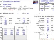 RIBBED SLABS to BS 8110:1997 (Analysis & Design)