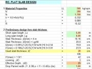 REINFORCED CONCRETE FLAT SLAB DESIGN