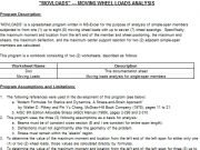 “MOVLOADS” MOVING WHEEL LOADS ANALYSIS