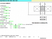Wall Pier Design Based on CBC 2001 / UBC 1997