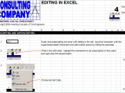 EDITING IN EXCEL_Consulting Campany “ENGINEERING with the SPREADSHEET”
