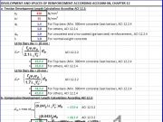 DEVELOPMENT AND SPLICES OF REINFORCEMENT ACCORDING ACI318M-08, CHAPTER 12