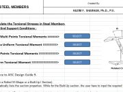 Torsional Analysis of Steel Members