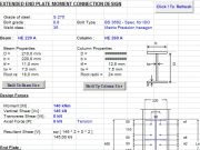 MC-Top Flush_Beam HEA220_Column HEA260_w_ stiff_w_ DP