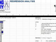 REGRESSION ANALYSIS”ENGINEERING with the SPREADSHEET”