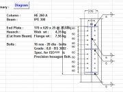 MC-Top Flush_Beam IPE300_Column HEA260_w_o_ stiff_w_0_ DP